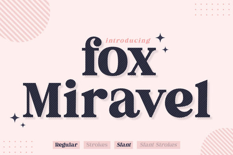 Fox Miravel Font Fox7 By Rattana 