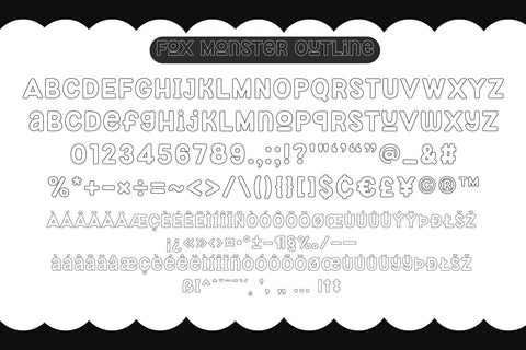Fox Monster Fonts 5 Style Font Fox7 By Rattana 