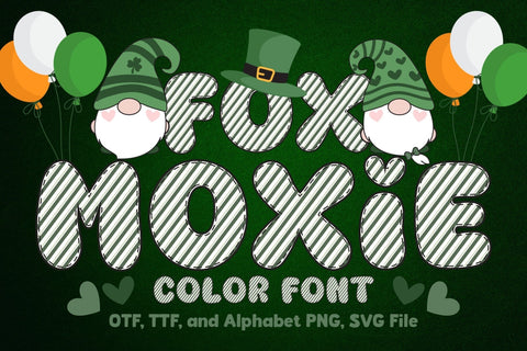 Fox Moxie Color Font Font Fox7 By Rattana 