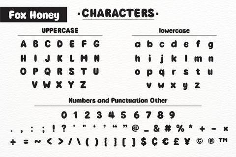 Fox Nieta Font Font Fox7 By Rattana 