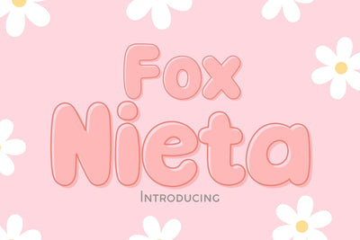 Fox Nieta Font Font Fox7 By Rattana 
