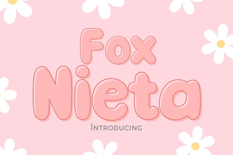 Fox Nieta Font Font Fox7 By Rattana 