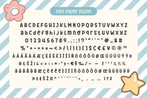 Fox Paige 5 Fonts Style Font Fox7 By Rattana 