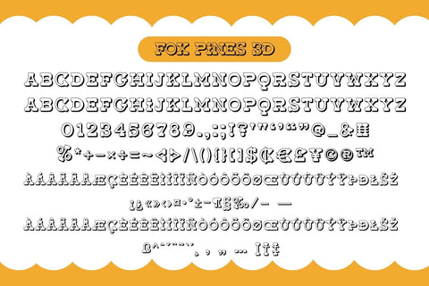 Fox Pines Fonts 5 Style Font Fox7 By Rattana 