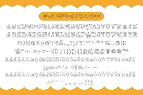Fox Pines Fonts 5 Style Font Fox7 By Rattana 