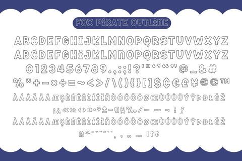 Fox Pirate Fonts 5 Style Font Fox7 By Rattana 