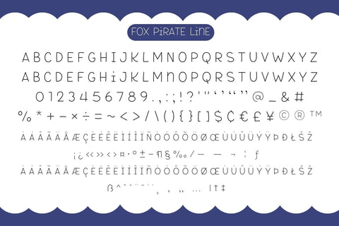 Fox Pirate Fonts 5 Style Font Fox7 By Rattana 