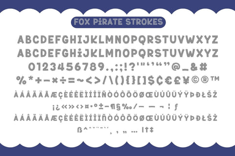 Fox Pirate Fonts 5 Style Font Fox7 By Rattana 