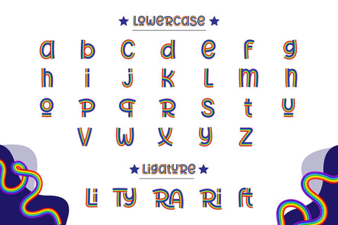 Fox Pride Color Font Font Fox7 By Rattana 