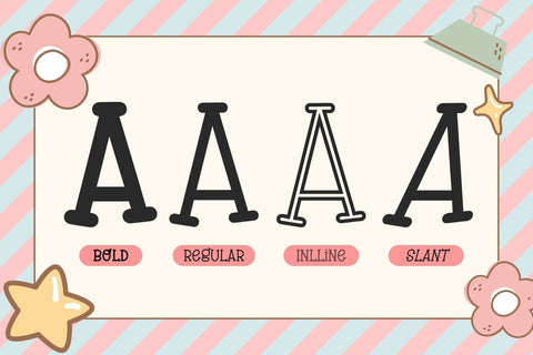 Fox Prince: 4 font styles Font Fox7 By Rattana 