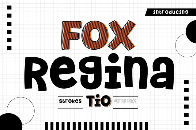 Fox Regina Font Trio Font Fox7 By Rattana 