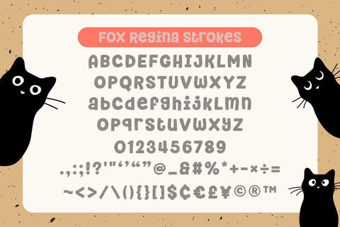Fox Regina Font Trio Font Fox7 By Rattana 