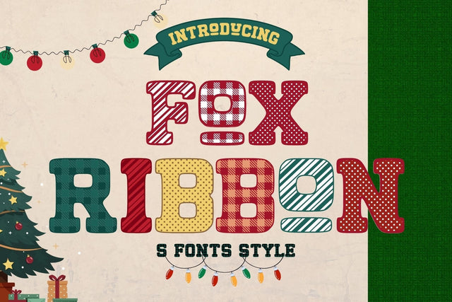 Fox Ribbon 5 Font Style Font Fox7 By Rattana 