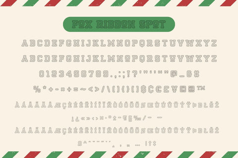 Fox Ribbon 5 Font Style Font Fox7 By Rattana 
