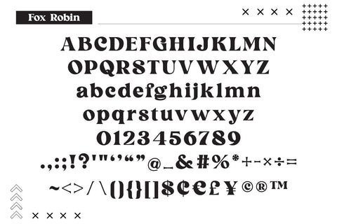 Fox Robin Font Font Fox7 By Rattana 