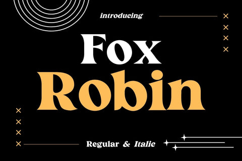 Fox Robin Font Font Fox7 By Rattana 