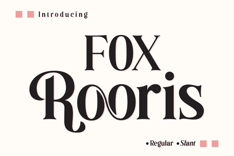 Fox Rooris Font Font Fox7 By Rattana 