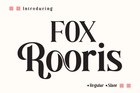 Fox Rooris Font Font Fox7 By Rattana 