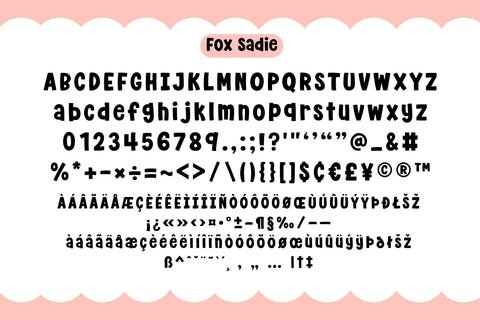 Fox Sadie Fonts 5 Style Font Fox7 By Rattana 