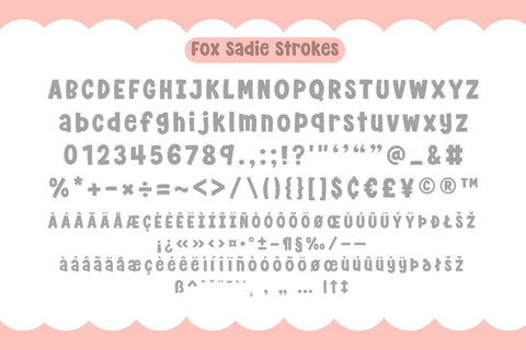 Fox Sadie Fonts 5 Style Font Fox7 By Rattana 