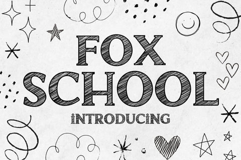 Fox School Font Font Fox7 By Rattana 