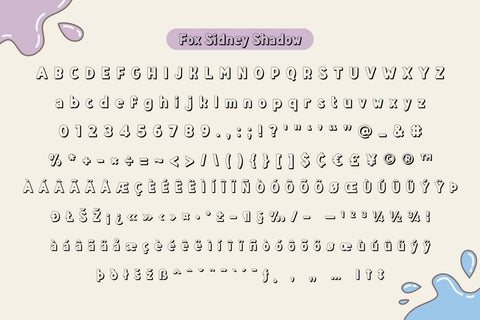 Fox Sidney : 4 Font Style Font Fox7 By Rattana 