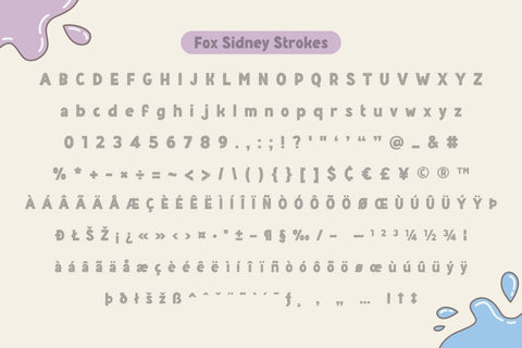 Fox Sidney : 4 Font Style Font Fox7 By Rattana 