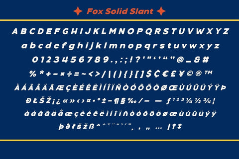 Fox Solid: 4 Font Style Font Fox7 By Rattana 
