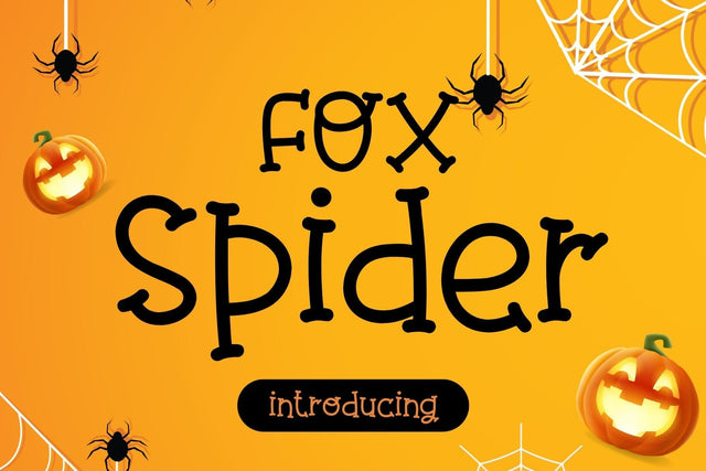 Fox Spider Font Font Fox7 By Rattana 