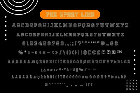 Fox Sport 6 Fonts Style Font Fox7 By Rattana 