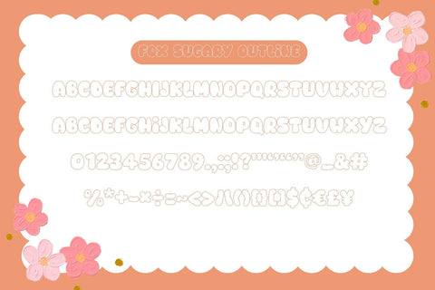 Fox Sugary: 5 Font Styles Font Fox7 By Rattana 