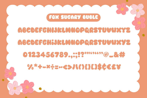 Fox Sugary: 5 Font Styles Font Fox7 By Rattana 