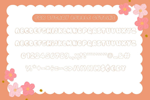 Fox Sugary: 5 Font Styles Font Fox7 By Rattana 
