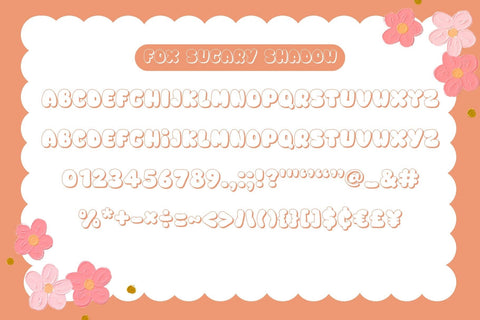 Fox Sugary: 5 Font Styles Font Fox7 By Rattana 