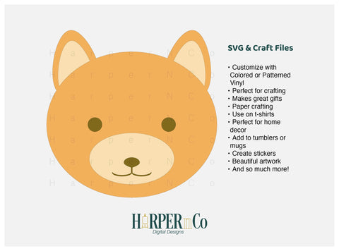 Fox SVG PNG Cut EPS File SVG HarperNCo 
