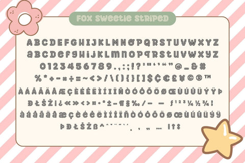 Fox Sweetie 6 Fonts Style Font Fox7 By Rattana 
