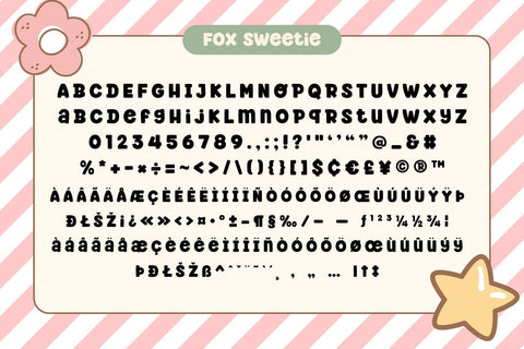 Fox Sweetie 6 Fonts Style Font Fox7 By Rattana 