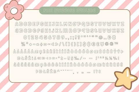 Fox Sweetie 6 Fonts Style Font Fox7 By Rattana 