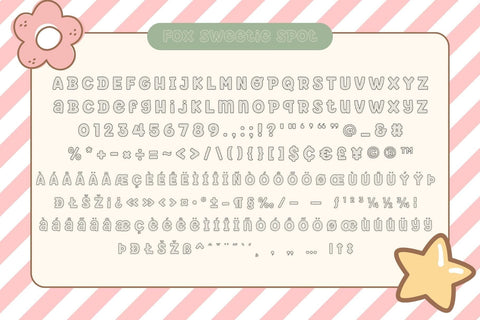 Fox Sweetie 6 Fonts Style Font Fox7 By Rattana 
