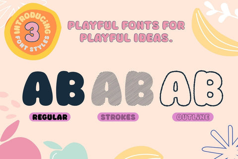 Fox Swirly: 3 Font Styles Font Fox7 By Rattana 