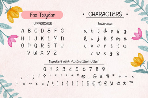 Fox Taylor Font Font Fox7 By Rattana 