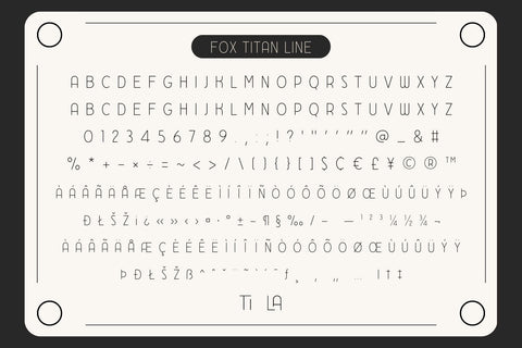 Fox Titan: 4 Font Style Font Fox7 By Rattana 