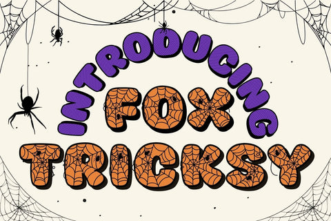 Fox Tricksy: 5 Font Styles Font Fox7 By Rattana 