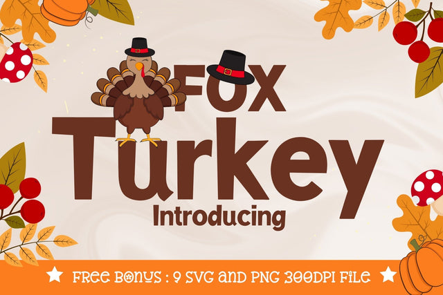 Fox Turkey Display Font Font Fox7 By Rattana 