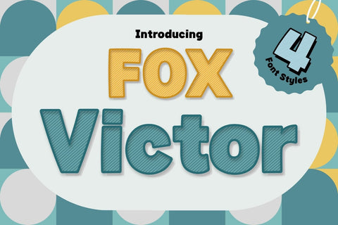 Fox Victor 4 Font Style Font Fox7 By Rattana 