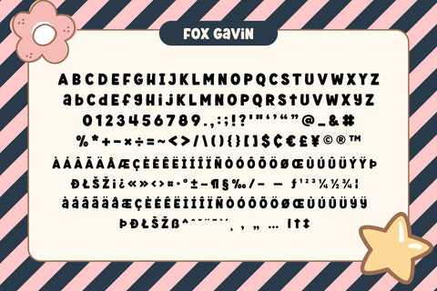 Fox Vincent: 4 Font Styles Font Fox7 By Rattana 