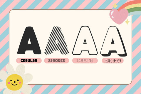 Fox Vincent: 4 Font Styles Font Fox7 By Rattana 