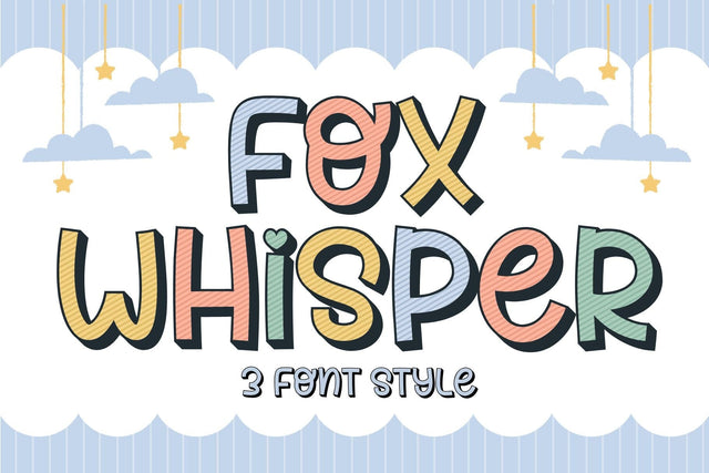 Fox Whisper 3 Font Style Font Fox7 By Rattana 