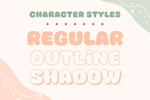 Fox Wiggle: 3 Font Styles Font Fox7 By Rattana 