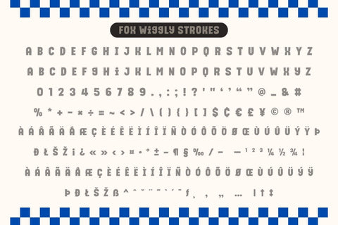 Fox Wiggly 4 Font Style Font Fox7 By Rattana 